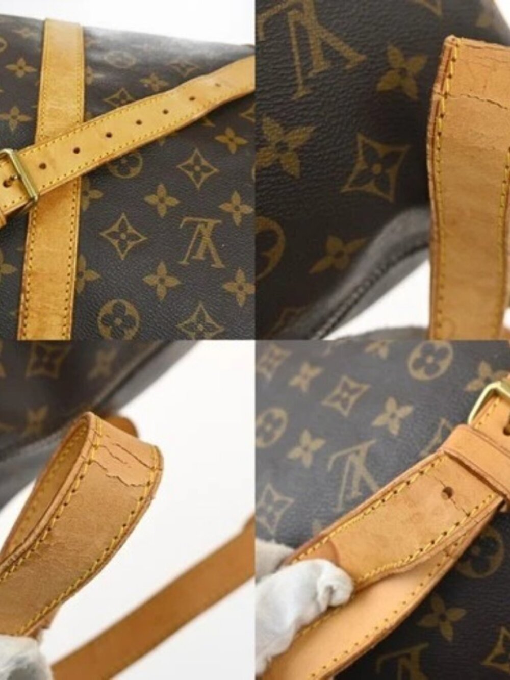 LOUIS VUITTON Keepall Bandouliere 60 2Way Hand Bag Monogram Brown M41412 11YH929 - Picture 10 of 16